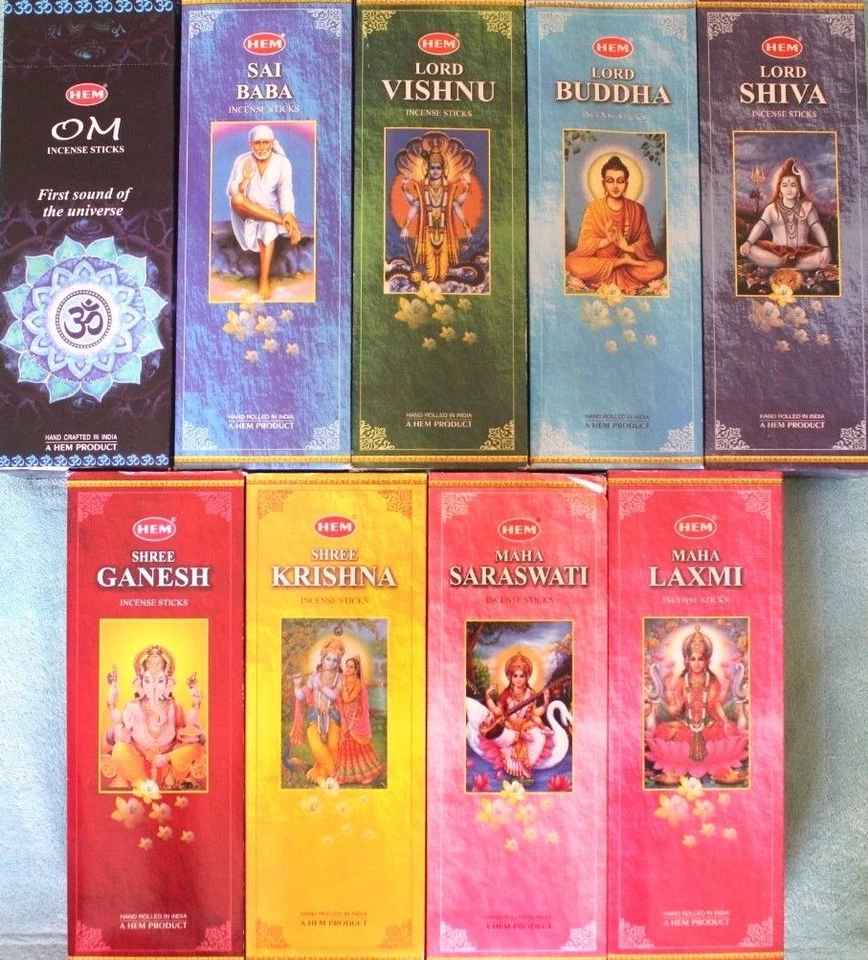 20 - 200 Sticks Incense CHOOSE SCENT or MIXED Bulk Floral Indian HEM HEX Bulk - Image 1 of 1