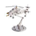 WZ-10 Helicopter Model Handmade Metal Stainless Steel Crafts Office Ornamen C0B7