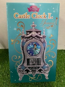 Disney Castle Clock L Aladdin jasmine Time Concept JAPAN Prize from Japan - Picture 1 of 4
