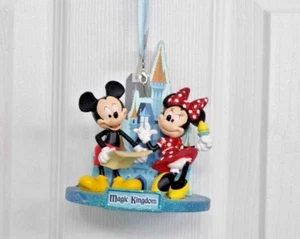 *Disney World Parks Magic Kingdom 3D Mickey & Minnie Ornament - Picture 1 of 2