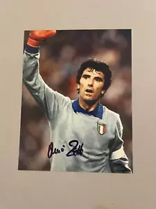 DINO ZOFF World Champion Italy 1982 Signed Photo 20x25 Autograph - Picture 1 of 1