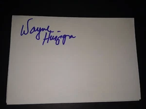 R.I.P WAYNE HUIZENGA MIAMI DOLPHINS OWNER LEGEND SIGNED 4X6 INDEX CARD RARE - Picture 1 of 2