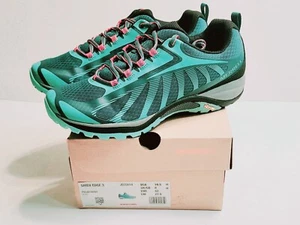 Merrell Siren Edge 3 Women Hiking Shoes Blue Turquoise Teal POWER WAVE Size 10.5 - Picture 1 of 5