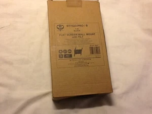 B-Tech Flat Screen Wall Mount with Tilt BT7523-PRO/B. - Picture 1 of 5
