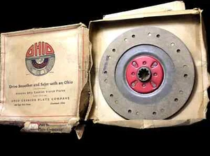 1930s 1936 1929 1930 1932 1934 Buick Graham Cadillac Clutch Disc Antique 10 7/8" - Picture 1 of 16