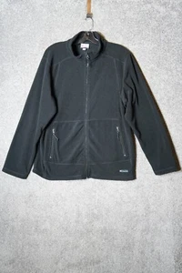 Vellón Doble Diamante Para Hombre XL Cremallera Completa Cuello Simulado Negro - Imagen 1 de 9