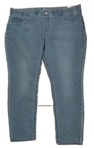 Lee Stretch Denim Women's Jeggings Jeans Size 2XL Blue Antique Indigo Wash 5L26 - Picture 1 of 9