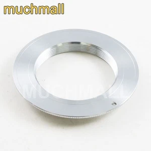 M42 screw lens To Canon EOS EF mount adapter silver Non-Flange 700D 70D 5D III - Picture 1 of 2