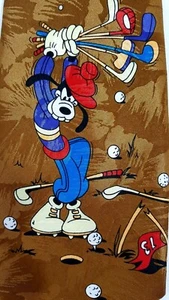 Corbata de Diseñador para Hombres Goofy Golf Disney Mickey Ilimitado Trabajo Oficina Fiesta - Imagen 1 de 13