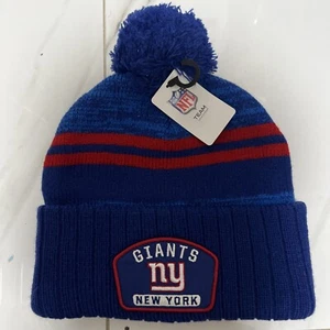 Neu mit Etikett seltene offizielle New York Giants NFL Strick Bommel Beanie Mütze - Bild 1 von 1