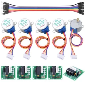 5V/4-Phase Geared Stepper Motor With ULN2003 Driver Board 28BYJ-48 For Arduino - Picture 1 of 12