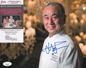 Chef Nobu Matsuhisa Signed 8x10 Photo w/ JSA COA #AT63291 - Picture 1 of 2