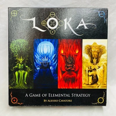 LOKA Game of Elemental Strategy  + Metal Miniatures Chess 2013 VG/EX - Image 1 of 4
