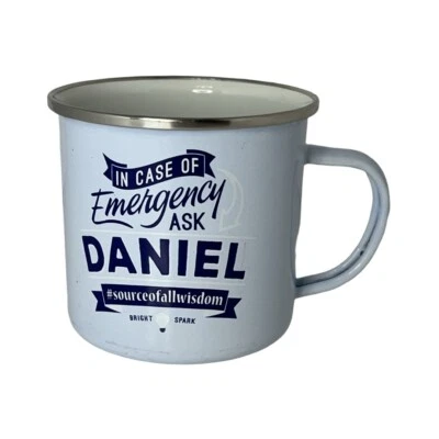 Metal Mug In Case Of Emergency Call Daniel 4in - Image 1 of 4