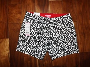 ISAAC MIZRAHI Black White Tailored Flat Front Dress Shorts Size 4 NWT Womens - Picture 1 of 2