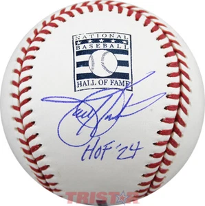 Todd Helton Autografiado Salón de la Fama de Béisbol Inscrito Salón de la Fama 24 Tristar - Imagen 1 de 1