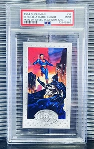 1994 Skybox DC Superman Man of Steel Batman Dark Knight Card PSA 9 MINT POP 1 - Picture 1 of 2