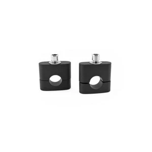 TNT COPPIA SUPPORTI MANUBRIO A PONTE TNT ALL D.22MM NERO - Picture 1 of 1