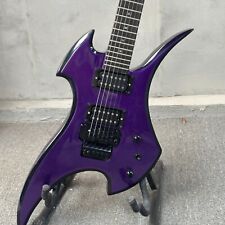 Custom BC Electric Guitar Special X Shape Purple Color 6S Cool Body Free Ship for sale