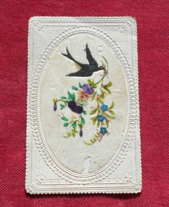  Hirondelle & bouquet de Fleurs  ! - Picture 1 of 2
