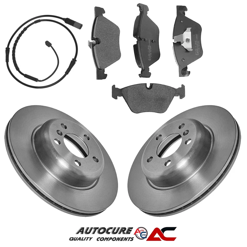 FOR BMW 5 SERIES 520D MK6 F10 2010-2015 VENTED FRONT BRAKE DISCS & PADS SET - Image 1 of 1