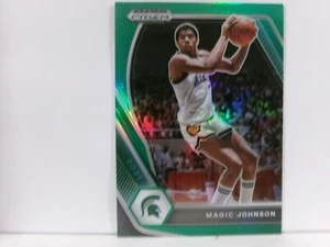 2021-22 Panini Prizm Draft Picks Green Prizm Magic Johnson #86 HOF - Picture 1 of 2