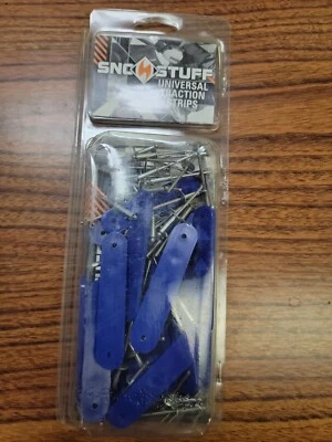 Prancha de corrida universal azul Sno-Stuff tiras de tração com rebites. #109-100-83 - Imagem 1 de 3