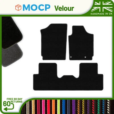 Velour Car Mats to fit Peugeot Partner Combi 2001-2010 - Image 1 of 4