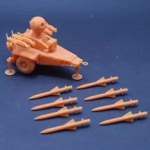 1/72 /144 Resin British Rapier Air Defense Missile 3D Printed Model Kit - Bild 1 von 4