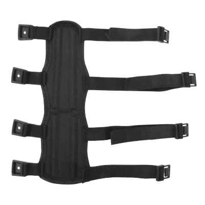 elTORO Curdora Sport Armschutz Schwarz Größe M L: 25cm, für Bogensport, Bogen