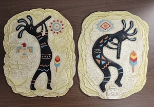 2006 - Kokopelli Stone Resin Wall Plaques by Collections Etc - 11" Tall - Picture 1 of 5