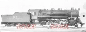 1CC972 NEG/RP 1937 BANGOR & AROOSTOOK RAILROAD 280 LOCO #404 - Picture 1 of 1