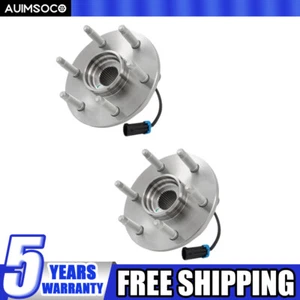 Par de bujes y cojinetes de rueda delantera para Chevy GMC Silverado Sierra 1500 1999-2006 4x4 - Imagen 1 de 16