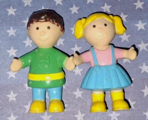 1988 HTF Bluebird Big Red Fun Bus Boy And Girl Figures Swindon - Picture 1 of 4