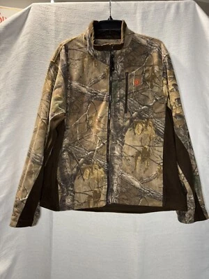 Real Tree Xtra Vintage Camo Fleece Full Zip Jacket Size XL Game Winner - Image 1 of 4