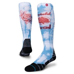 Stance Adult Blue OTC Wool Grateful Dead Steal Your Face Snow Performance Sock M - Picture 1 of 1