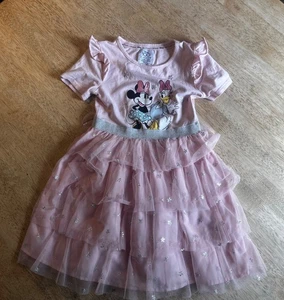 Disney Girls Pink Minnie and Daisy Tutu Dress 4-5 Years - Picture 1 of 5