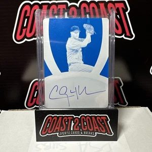 CLAYTON KERSHAW 2018 Panini Immaculate 1/1 Blue Printing Plate Auto #IS-CK - Picture 1 of 3