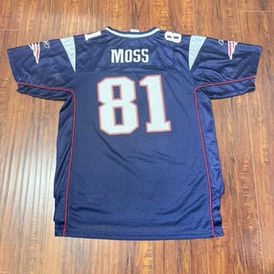 Camiseta Randy Moss New England Patriots #81 Reebok Juvenil/Niño Talla XL ¡Usada!! - Imagen 1 de 11