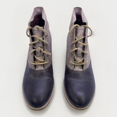 Caterpillar CAT SZ 7.5 Marlowe Women's Ankle Boots Lace-Up,Two-Tone Leather New - Image 1 of 4