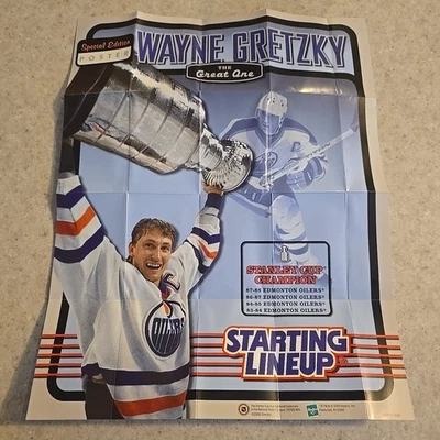 Wayne Gretzky 1999 Hasbro Starting Lineup Special Edition Poster 14"x11" - Image 1 of 4