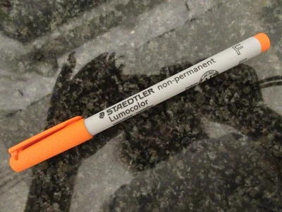 Staedtler Lumicolor Non-Permanent, Strichstärke F, Farbe Orange NEU - Bild 1 von 2