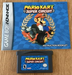 Mario Kart: Super Circuit (Game Boy Advance, 2001) + Manual, Authentic & Tested! - Picture 1 of 5