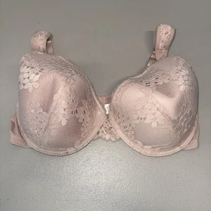 Jessica Simpson Women’s Lace Bra Underwire Pink 42D - Picture 1 of 7