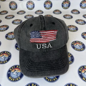 USA Tactical American Flag Cap Mütze Army Military Baseball grau mit Flagge - Bild 1 von 2