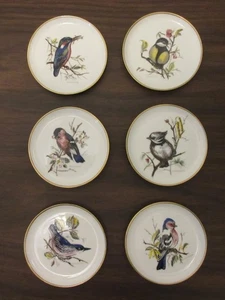 AK - Kaiser Germany - 4" Vintage Birds Plates/Coasters - Set of 6 Different - - Picture 1 of 9