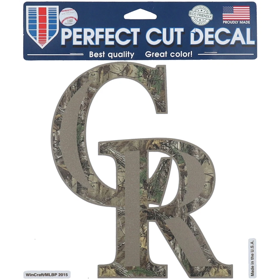 WinCraft Colorado Rockies Realtree 8'' x 8'' Color Decal - Image 1 of 1