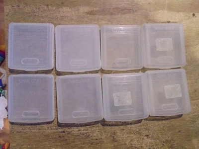 Lot of 8x Sega Game Gear OEM Official Clear Game Cartridge Cases Dust Covers - Image 1 of 3