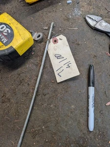 1971  Honda SL100 rear brake rod with nut, spring,bushing and washer - Bild 1 von 4