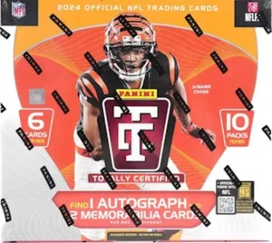 (4 BOX) 2024 PANINI TOTALLY CERTIFIED (4) HOBBY BOX BREAK - Picture 1 of 2
